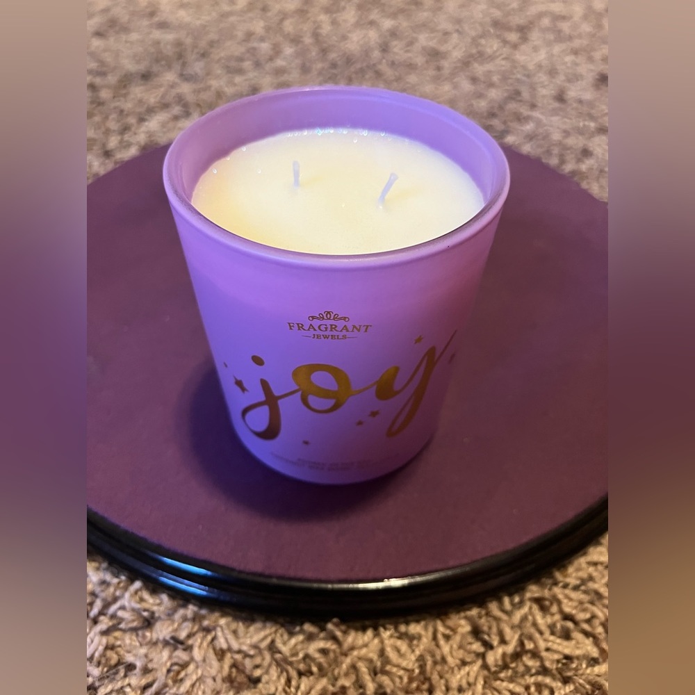 Choose Joy Candle Purple (size 5 Intact)